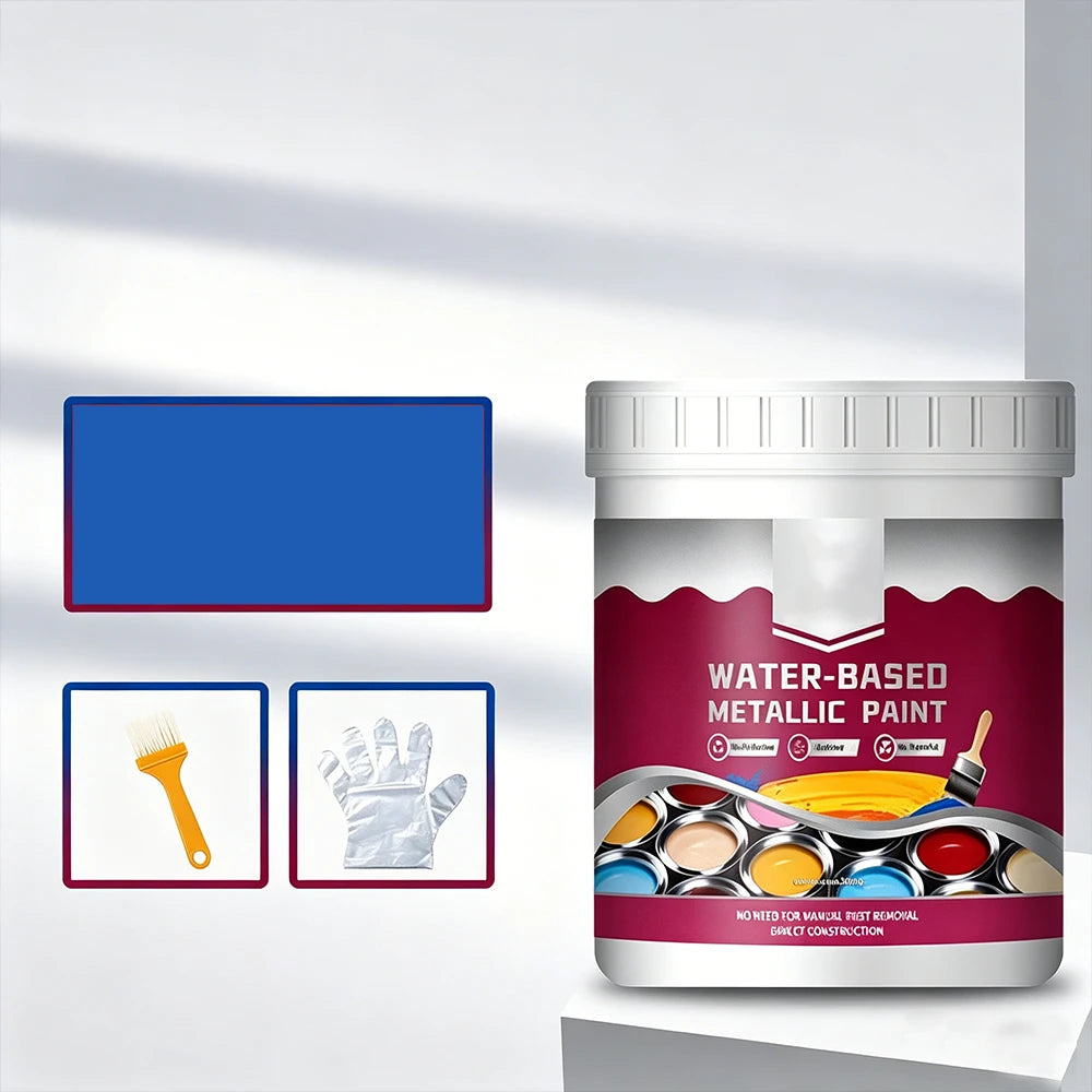 🔨🛡️Rust Converter Metallic Paint | One Coat Anti-Rust, No Sanding