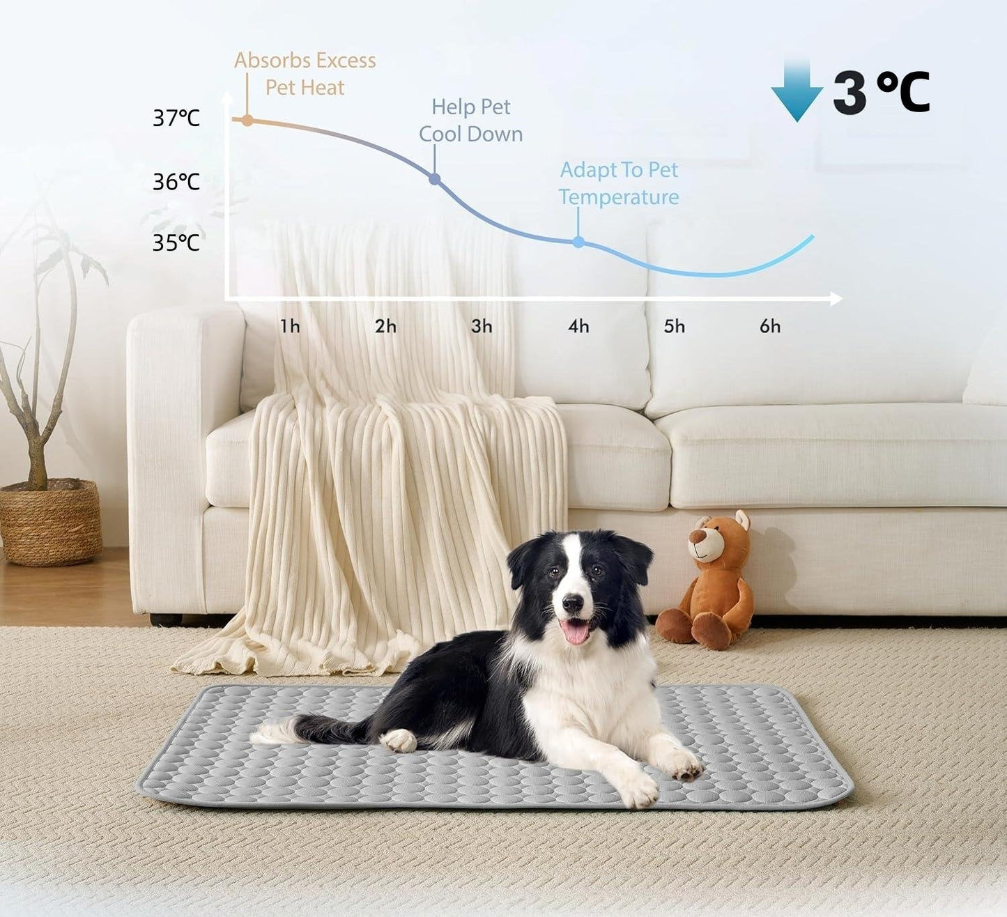 🔥Limited Time Promotion🧊Dog Cooling Mat (4x more effective)