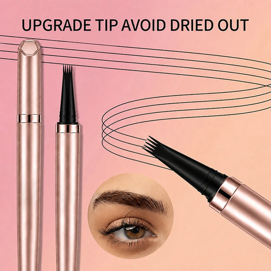 🖌️ Waterproof Micro-Fork Brow Pencil – Natural Hair-Like Brows