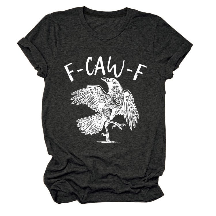 🔥Hot Sale 49%🔥Humorous Crow Graphic T-Shirt – Say It With a Caw!