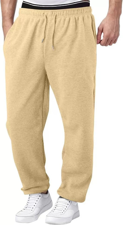 Hot Sale 49%🔥 Men's Classic Heavyweight Fleece Sweatpants with Open Bottom