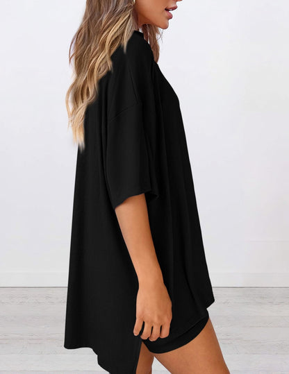 🍧Summer Hot Sale💞2025 Women's Summer Casual Loose Two-Piece Casual Suit