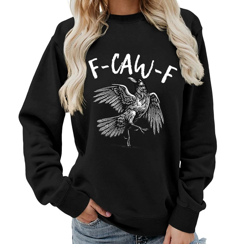 🔥Hot Sale 49%🔥Humorous Crow Graphic T-Shirt – Say It With a Caw!