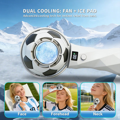 Football Fan Stylish Portable Fan⚽ – Ideal for Your Summer Life