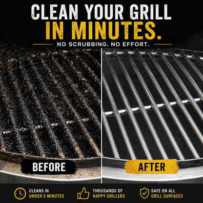 Cordless Electric BBQ Grill Brush Fast Grease Cleaning No Scrubbing Portable Rechargeable Grill Cleaner Tool
