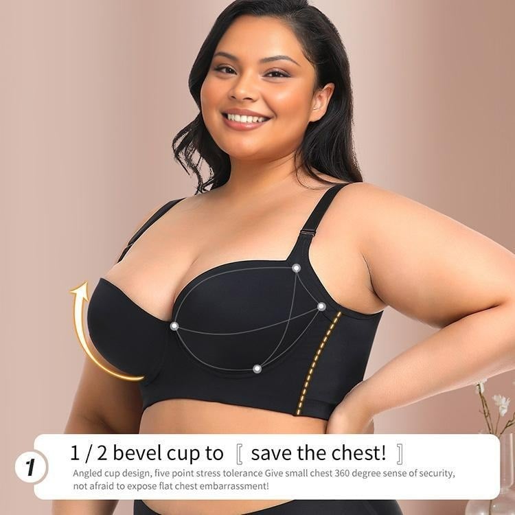 🔥Last Day - 49% OFF👙Comfortable Seamless Plus Size Bra | Back Smoothing & Anti-Sagging Support