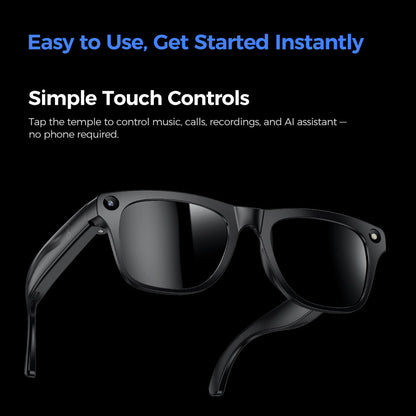 👓 Lightweight Smart Glasses, Hands-Free Control