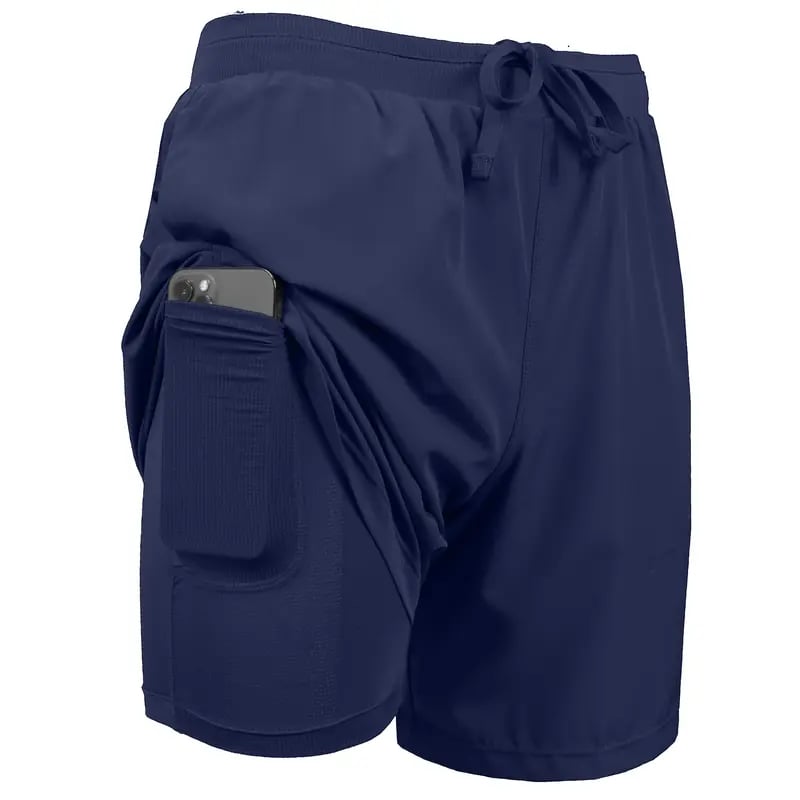 🔥Hot Sale 49%🔥 3-Pack Men's 2 in 1 Stretch Active Quick Dry Gym Running Shorts With Liner