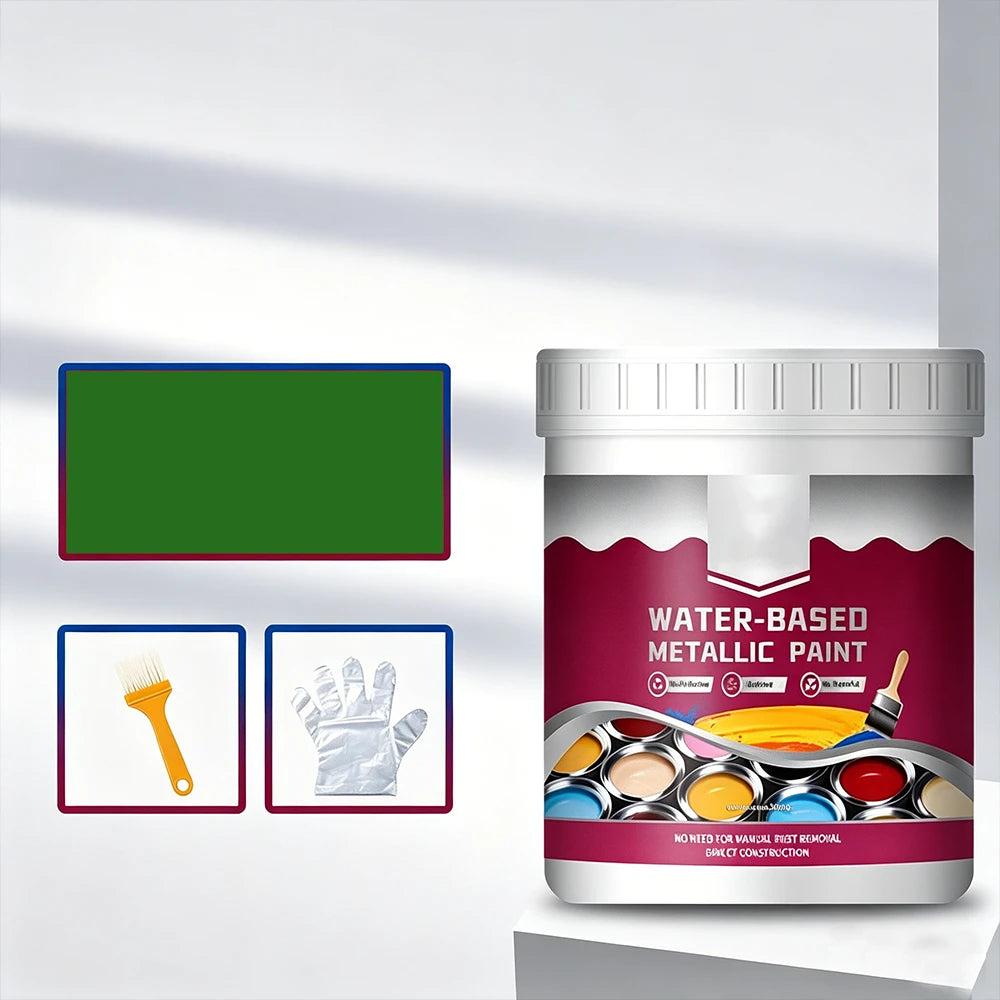 🔨🛡️Rust Converter Metallic Paint | One Coat Anti-Rust, No Sanding