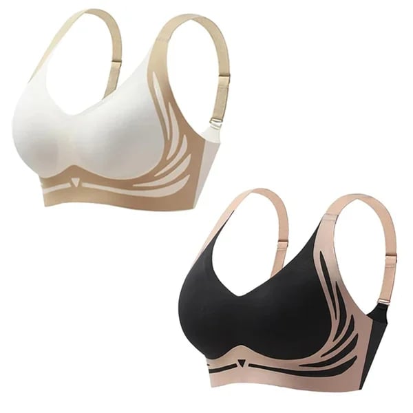 🎁Last Day 49% OFF🔥Super Gather Bra | Wireless Push-up Bra👍No More Sagging Breasts
