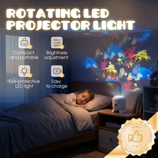 Dynamic RotatingLED Projector Light