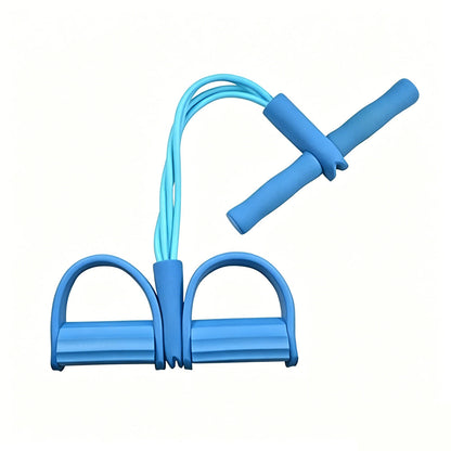 6-Tube Elastic Foot Pedal Resistance Bands
