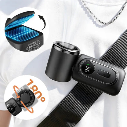 Portable 3-in-1 Clip Fan 3000mAh Rechargeable 5-Speed Adjustable Cooling Fan for Travel Office & Outdoor