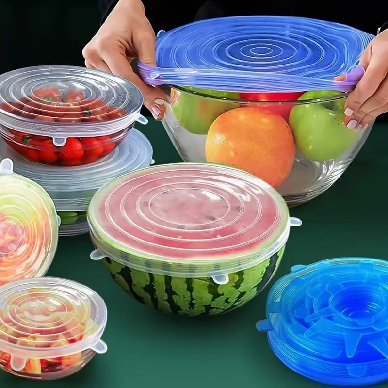 🔥Hot Sale 49%🔥Silicone Cover Stretch Lids Reusable Airtight Food Wrap Covers