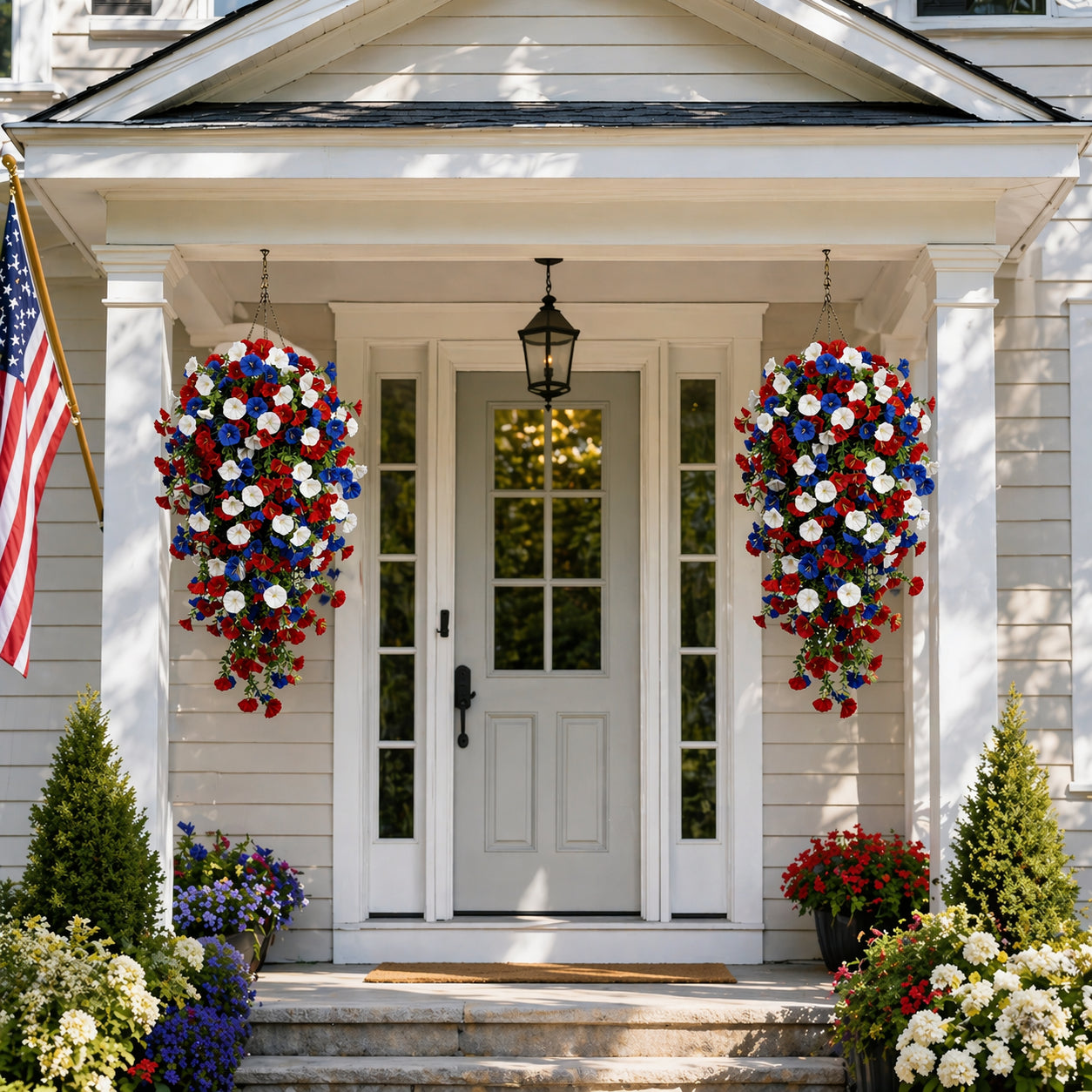 Morning Glory Vines - 4th of July Decor