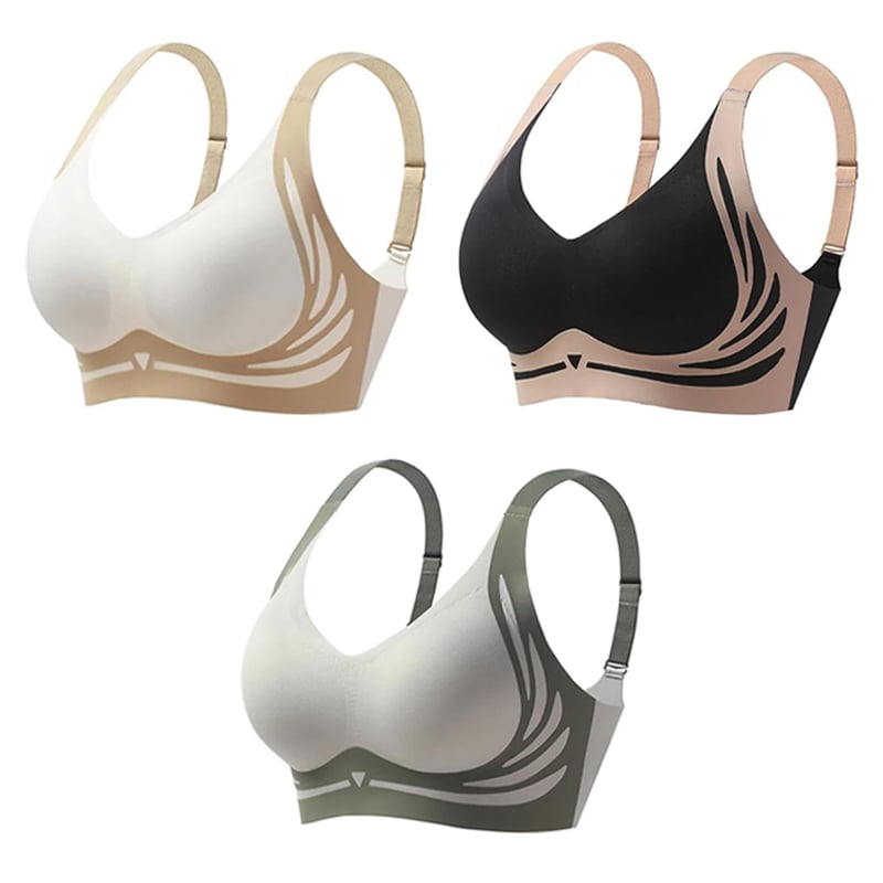 🎁Last Day Buy 1 Get 3 Packs🔥Super Firming Wire-Free Push Up Bra All-Day Comfort No More Sagging