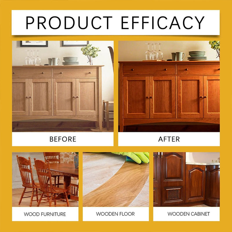 Restore Shine In Seconds 🏠Beeswax Wood Polish Spray Protect Furniture