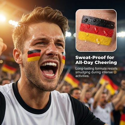 National Flag Face Paint Stick for Sports Fans