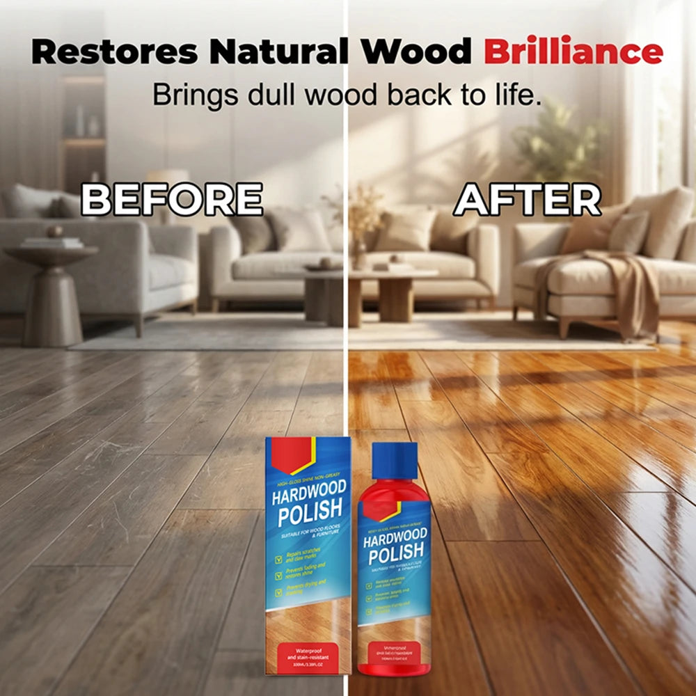 Wood Floor Care & Polishing Restorer