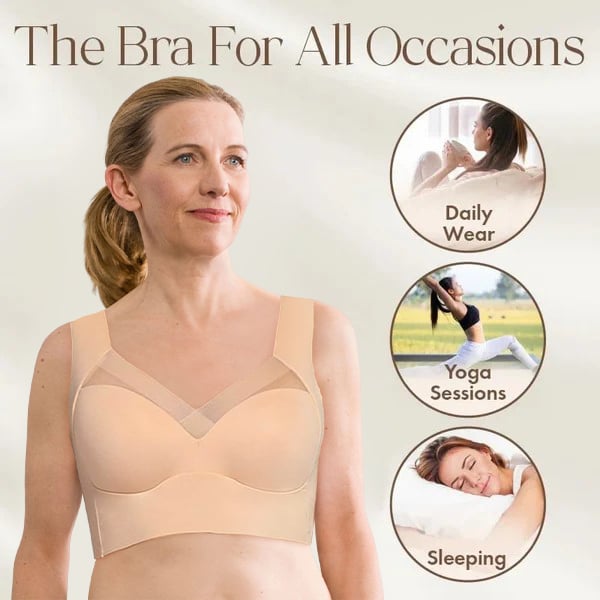 🏆LAST DAY SALE 49% OFF 🔥Breathable Seamless Wireless Support Bra
