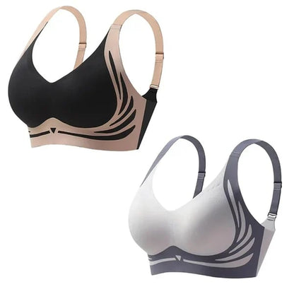 🎁Last Day 49% OFF🔥Super Gather Bra | Wireless Push-up Bra👍No More Sagging Breasts