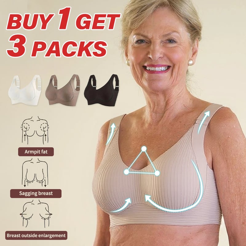 🏆Last Day Buy 1 Get 3 Packs(Each only £6.66) 🔥 Super firming bra | Wire-free push-up bra 👍Brand-new upgrade to eliminate breast sagging