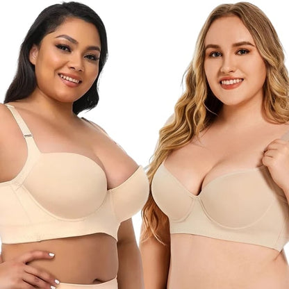 🔥Last Day - 49% OFF👙Comfortable Seamless Plus Size Bra | Back Smoothing & Anti-Sagging Support