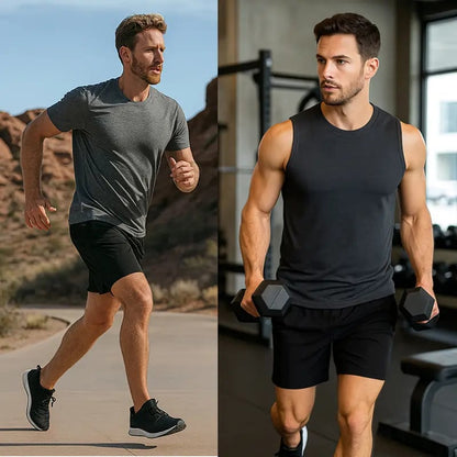 🔥Hot Sale 49%🔥 3-Pack Men's 2 in 1 Stretch Active Quick Dry Gym Running Shorts With Liner