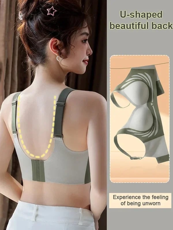 🎁Last Day 49% OFF🔥Super Gather Bra | Wireless Push-up Bra👍No More Sagging Breasts