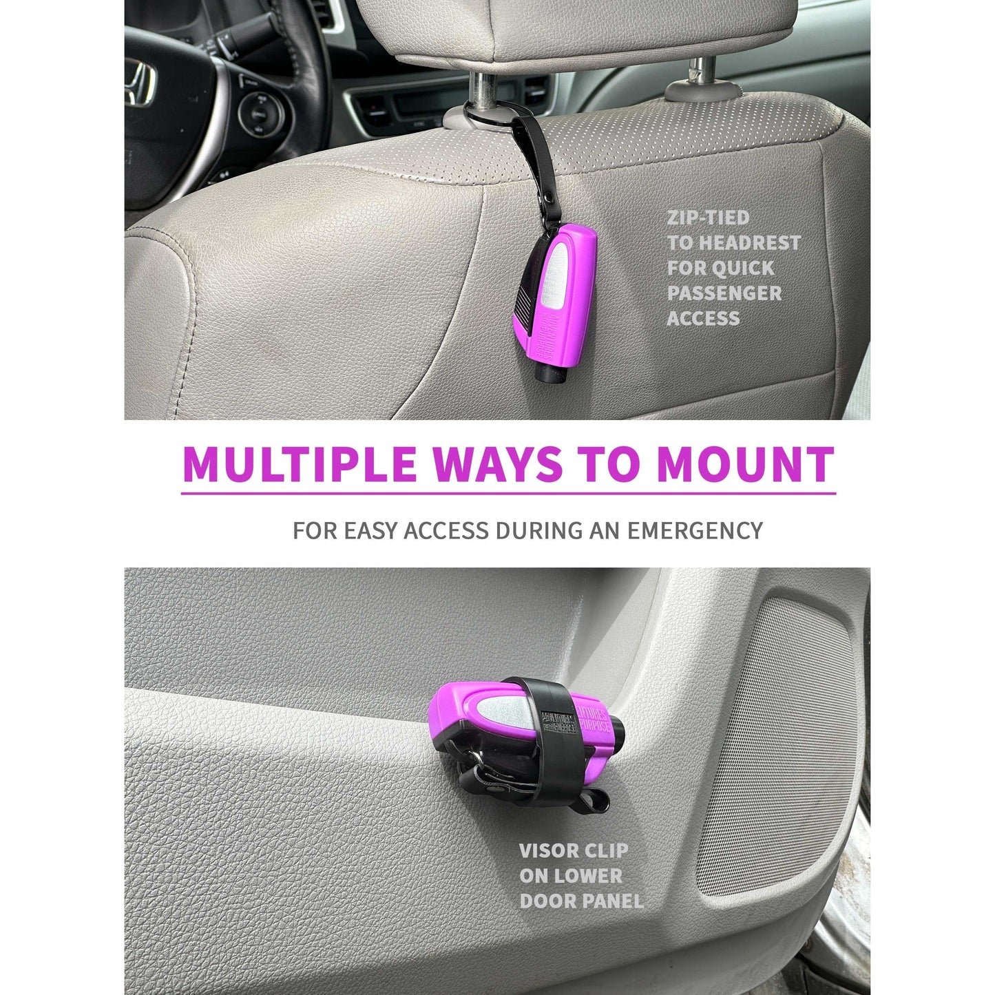 🏆Summer Promotion🔥2-in-1 Emergency Window Breaker & Seatbelt Cutter