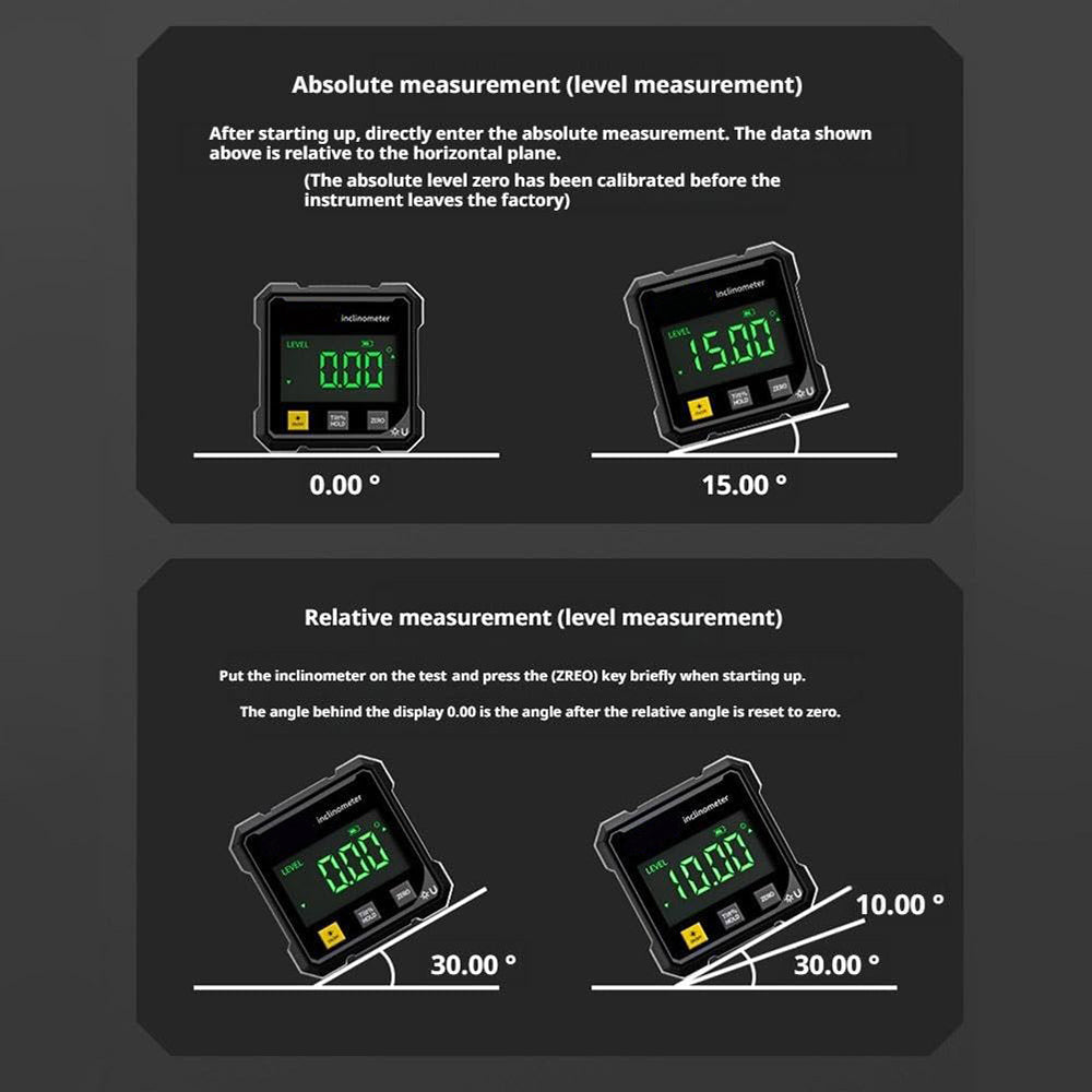 📐 Portable Magnetic Digital Angle Finder-360° Magnetic Attachment Hardware Tool