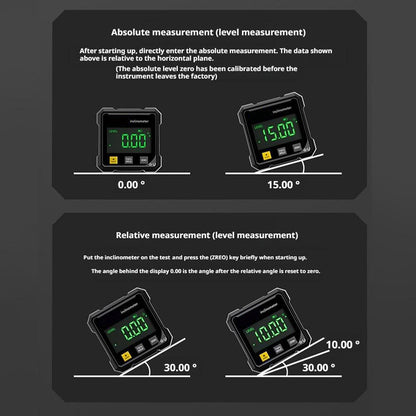 📐 Portable Magnetic Digital Angle Finder-360° Magnetic Attachment Hardware Tool