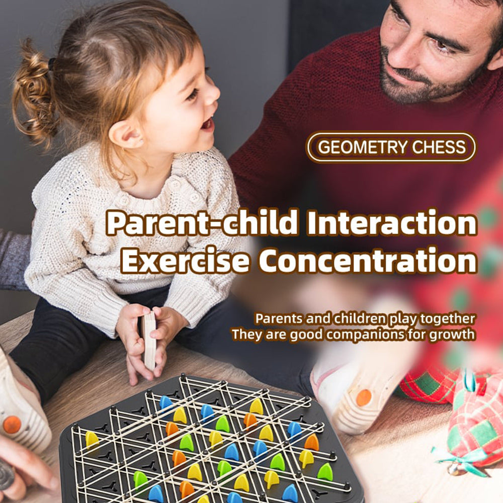 Chain Triangle Puzzle Game Strategic Brain Builder for Kids & Adults
