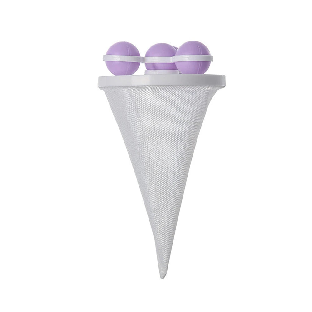 Floating Lint Mesh Bag Reusable Hair Lint Catcher Washing Machine Drain