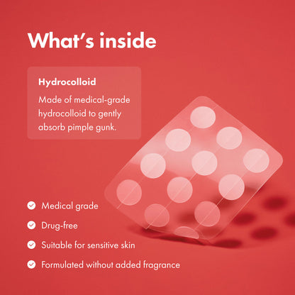 Invisible Acne Patch Overnight Hydrocolloid Pimple Patches for Clear Smooth Skin❤