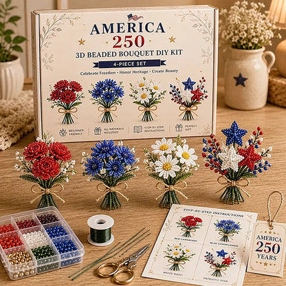 Limited Edition America 250 Beaded Bouquet Kit
