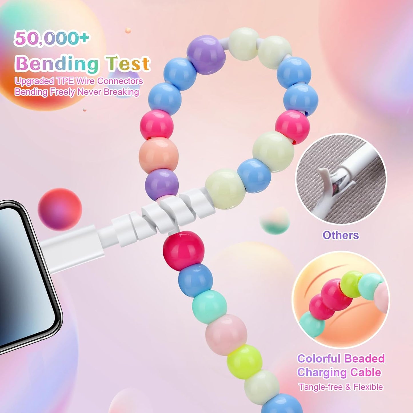 🎁Summer Promotion🌈Colorful charger cable⚡