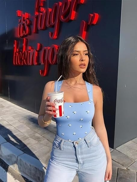 🔥Hot Sale✨Sleeveless Tank Tops Bodysuits🩱