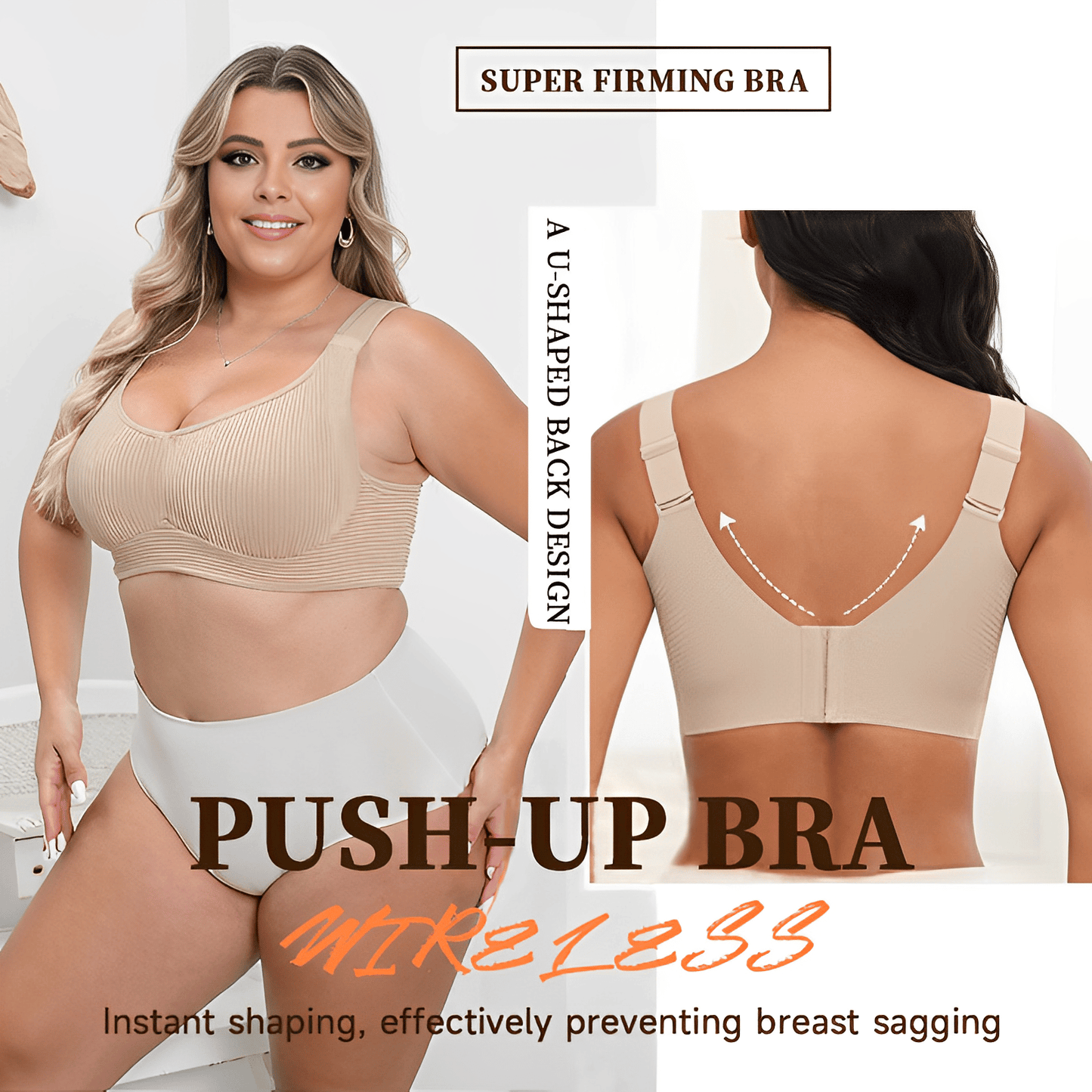 🏆Last Day Buy 1 Get 3 Packs(Each only £6.66) 🔥 Super firming bra | Wire-free push-up bra 👍Brand-new upgrade to eliminate breast sagging