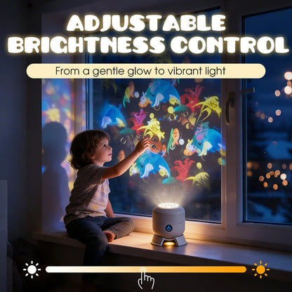 Dynamic RotatingLED Projector Light