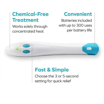 Heat-Powered Electronic Mosquito Bite Treatment, No Chemicals