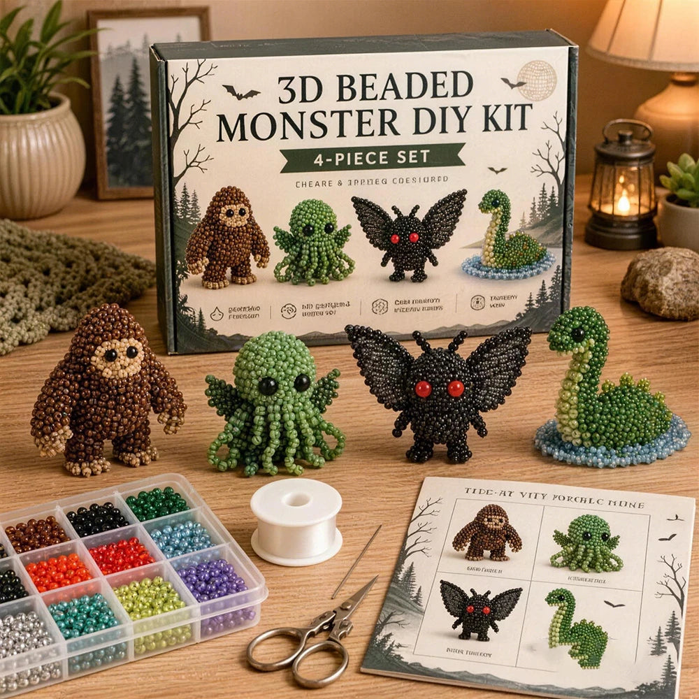 Cute 3D Beaded Animal DIY Kit