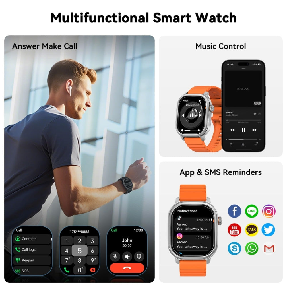 6-in-1 Smartwatch & Earbuds All-in-One Kit