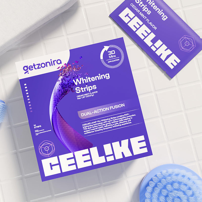Hydroxyapatite Teeth Whitening Strips Pain-Free Enamel Safe Kit for Sensitive Teeth