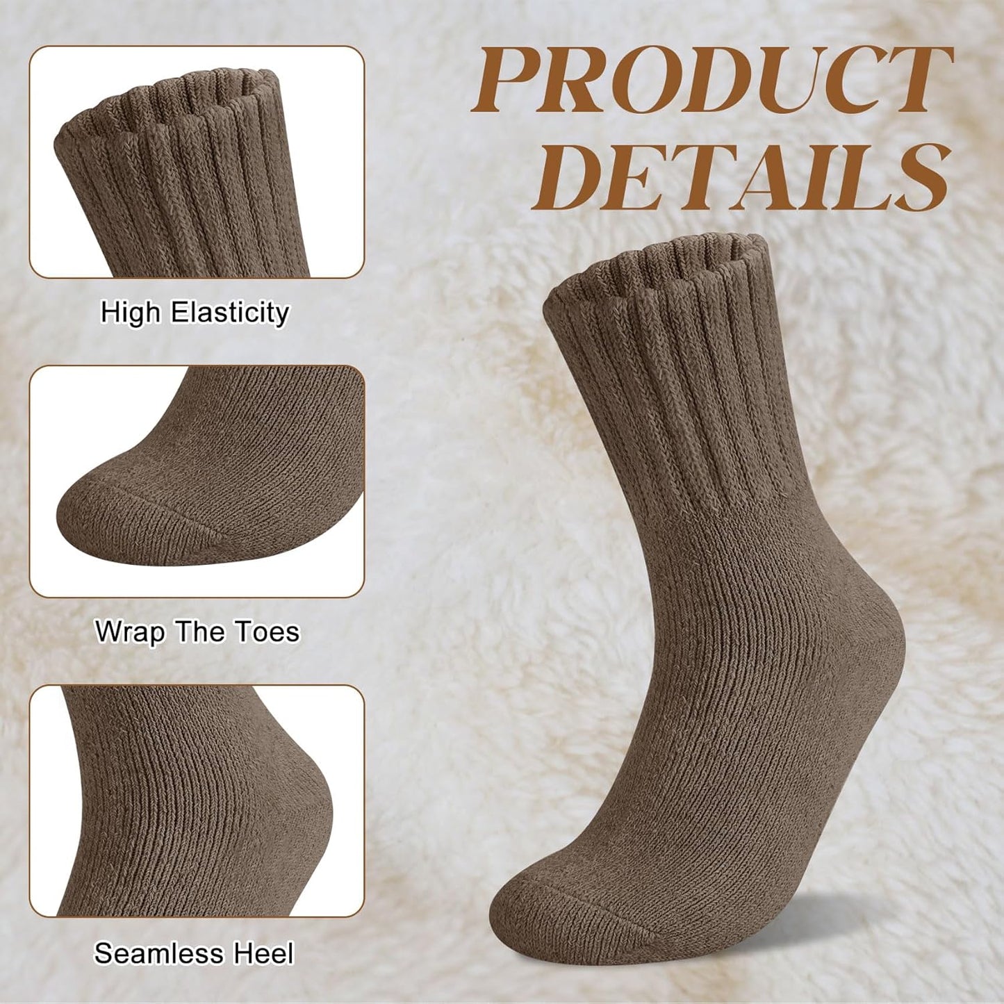 🔥Hot Sale 49%🔥5 Pairs Women's Solid Mid-calf Socks
