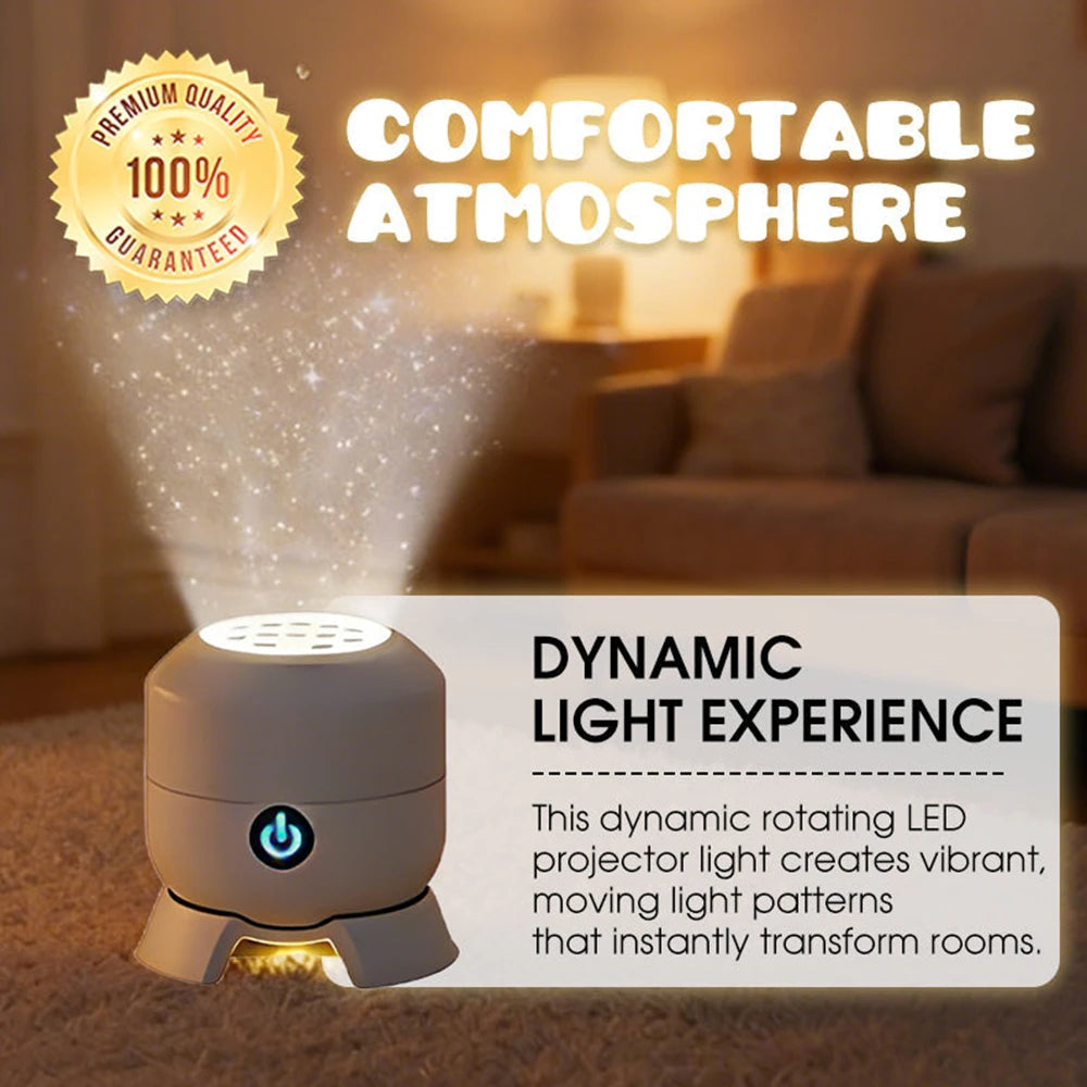 Dynamic RotatingLED Projector Light