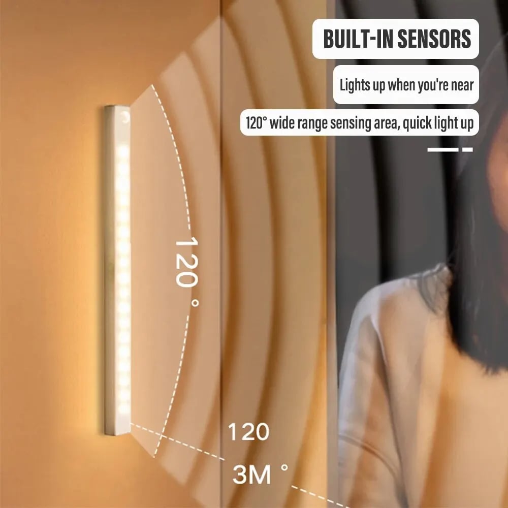 🎁Last Day Sale 49% OFF🔥-💡Punch-free Smart Sensor Magnetic Rechargeable LED Lights