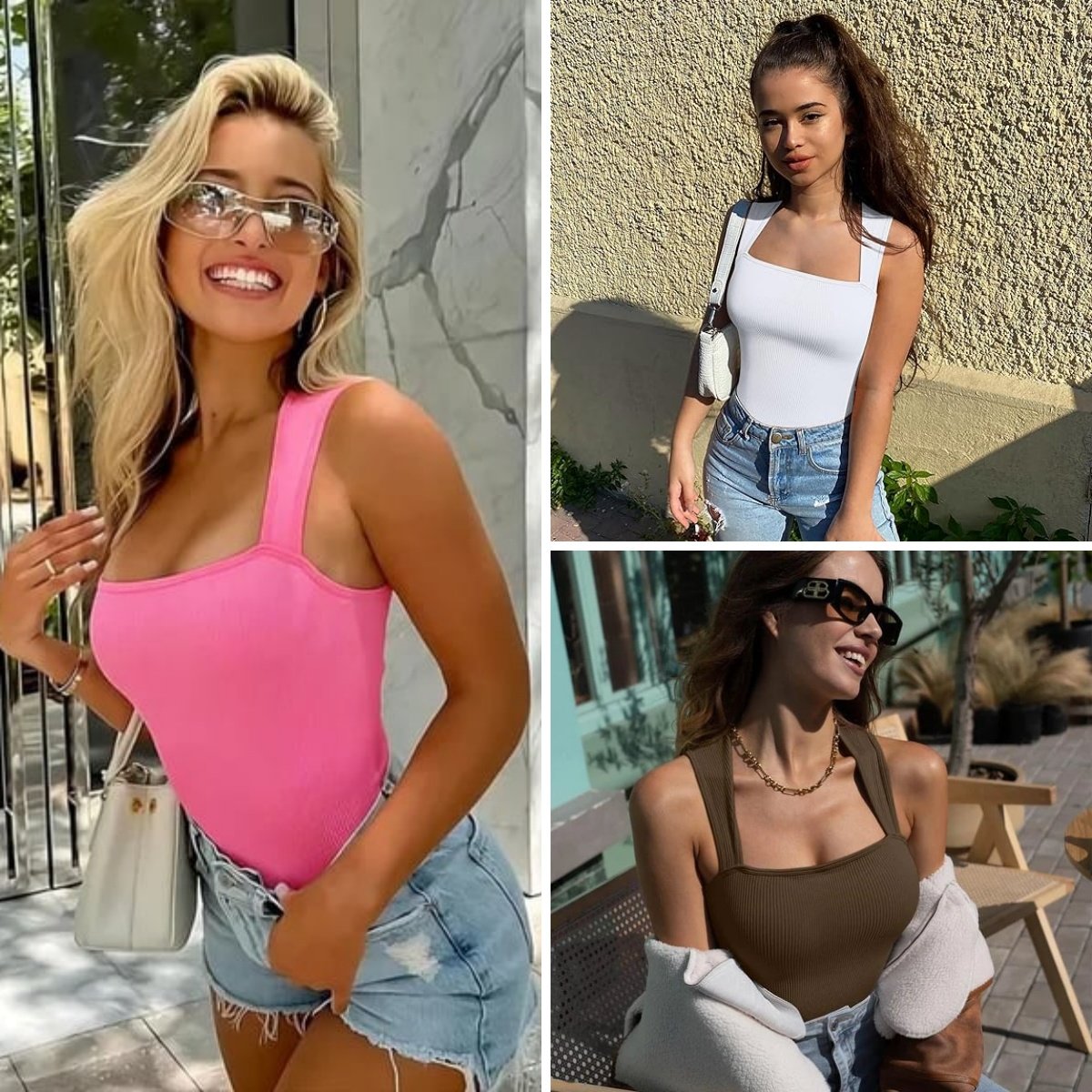 🔥HOT SALE 49% Off✨Sleeveless Tummy Control Tank Tops Bodysuits