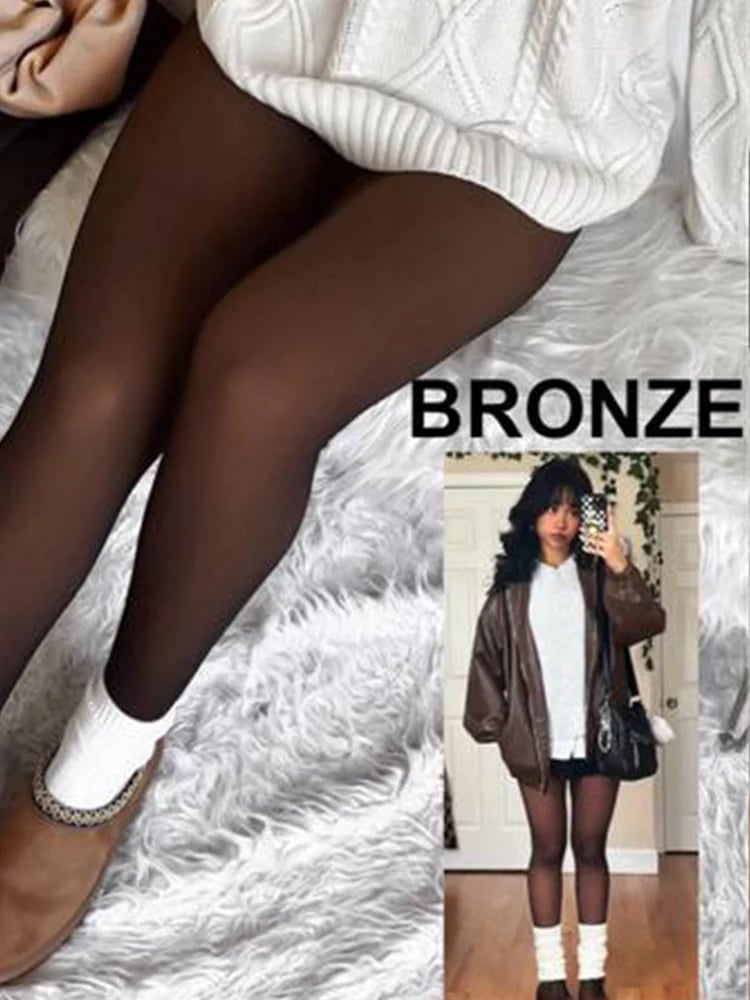 ⏰Winter limited time sale 🦵MAGIC Bare-Leg Look Fleece Lined Tights☁️