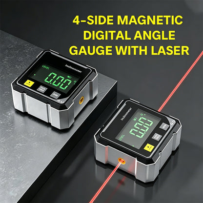 📐 Portable Magnetic Digital Angle Finder-360° Magnetic Attachment Hardware Tool